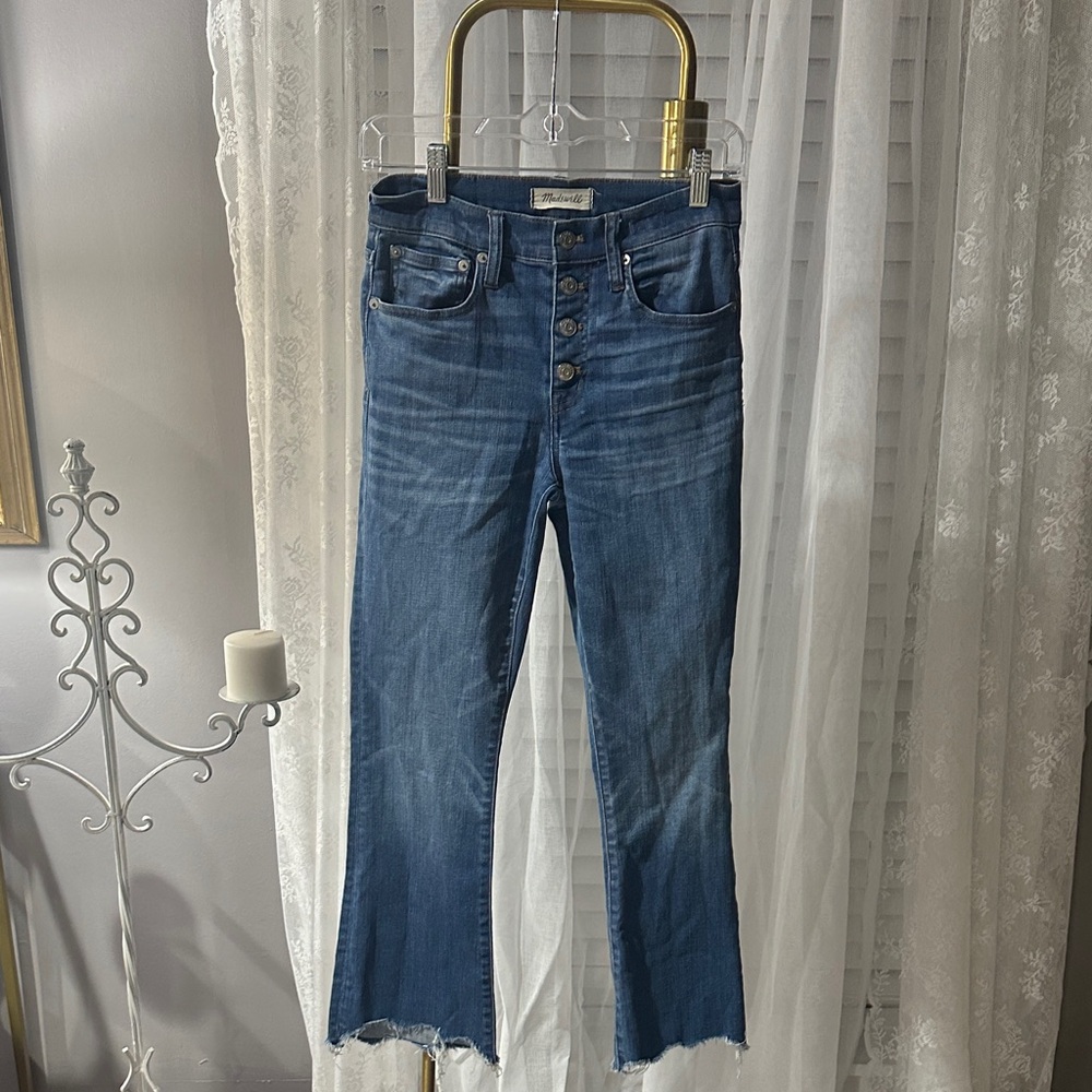Madewell Cali Demi-Boot Blue Jeans